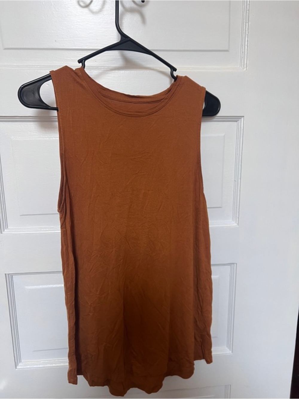Women's Rust Sleeveless Tank Top Small Excellent Condition